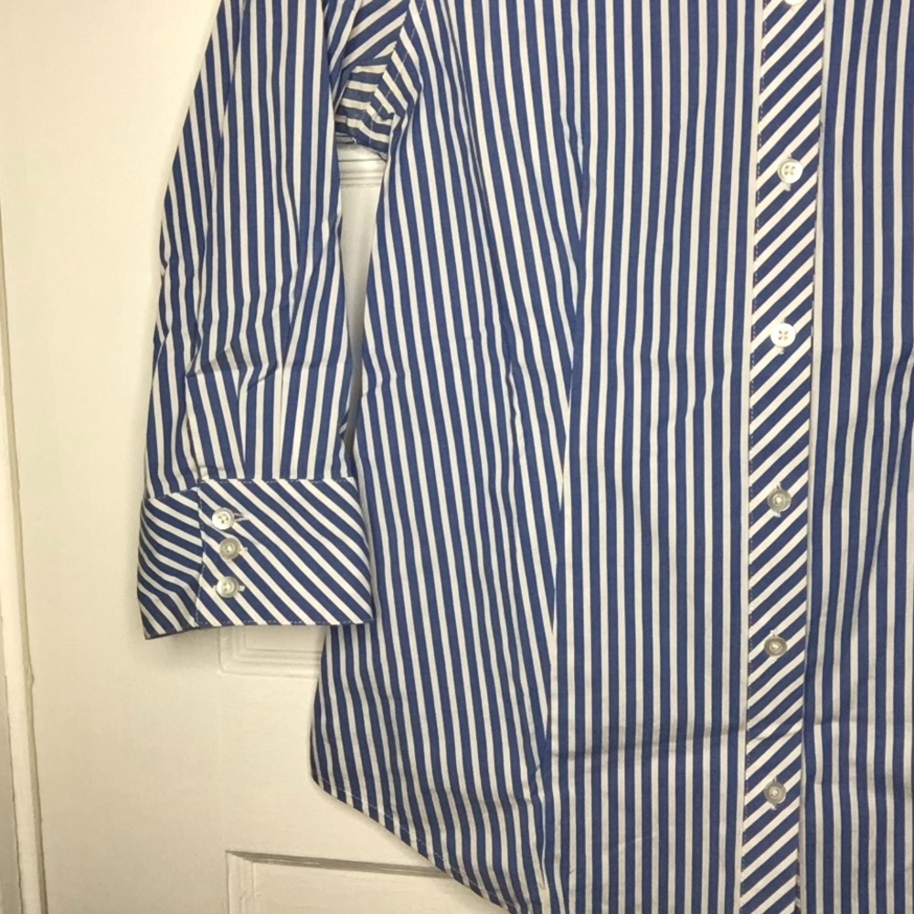 Talbots striped button up - Picture 4 of 4